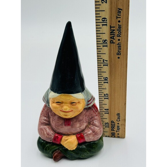 Vintage Unieboek Gorham Gnome Lady Coin Bank 1979 with Original Stopper - Picture 7 of 9